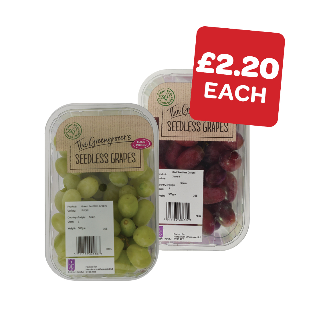 The Greengrocer's Red/Green Seedless Grapes