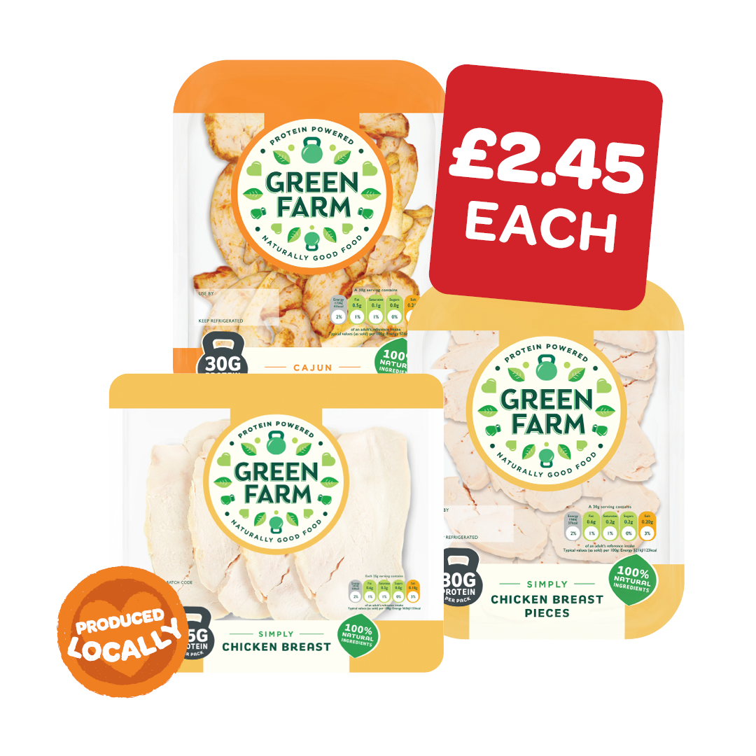 GreenFarm Roast Chicken Pieces / Cajun Chicken Pieces / Sliced Roast Chicken