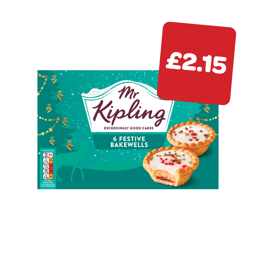 Mr Kipling Festive Bakewells