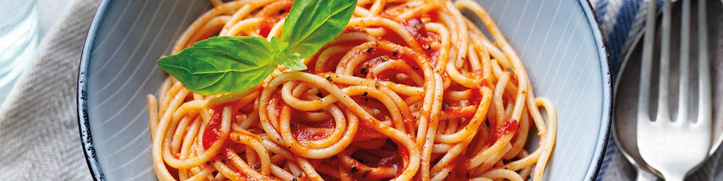 Pasta with Homemade Tomato Sauce