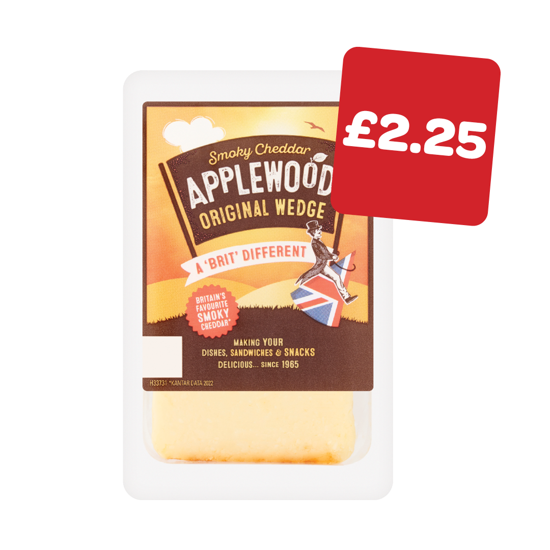 Applewood Smoked  Cheese Wedge
