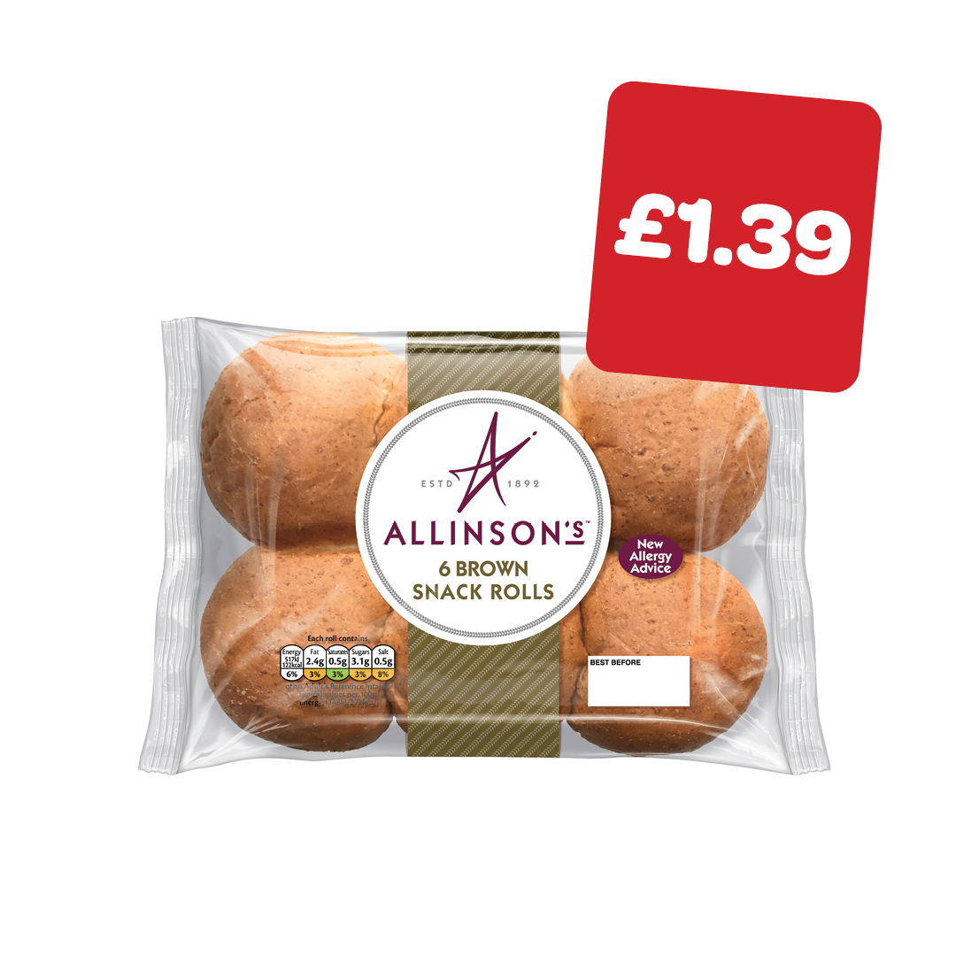 Allinson's Brown Snack Rolls