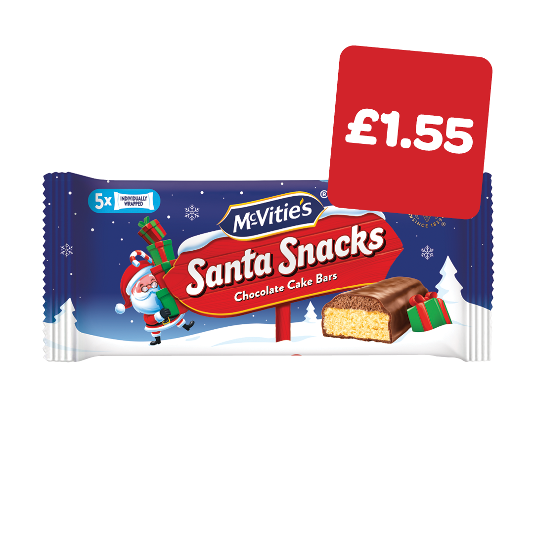 McVitie Santa Snack Bars