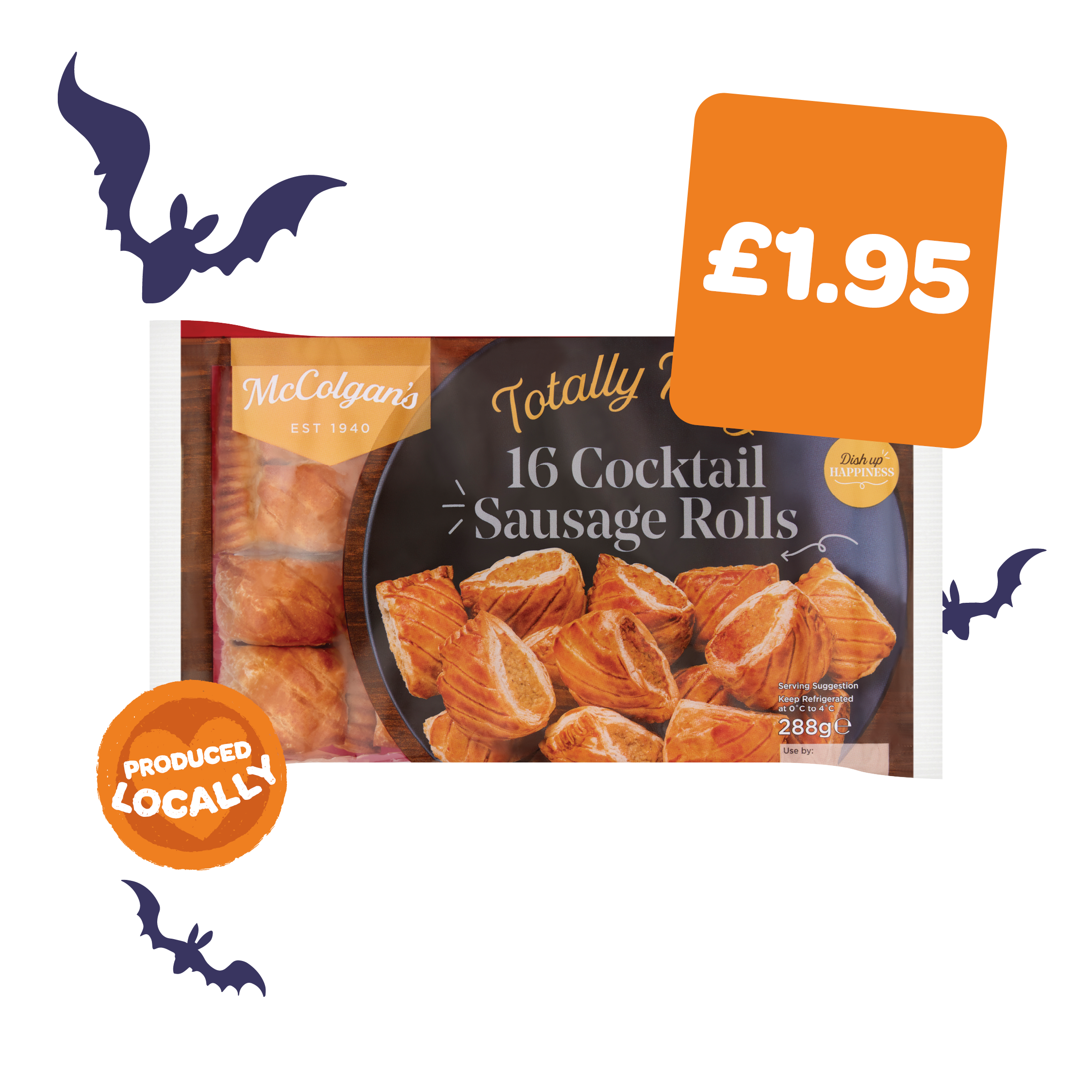 McColgans Cocktail Sausage Rolls
