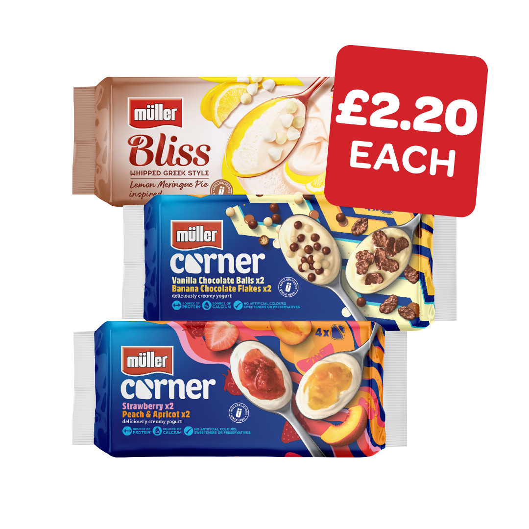 Muller Light / Muller Corner Range 115/124/136g