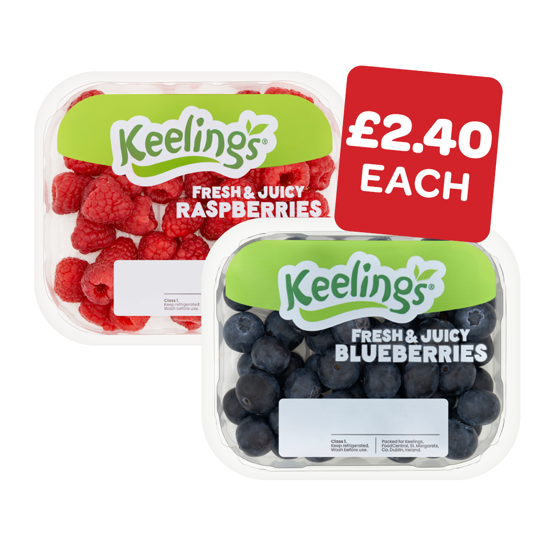 Keelings Raspberries/Blueberries