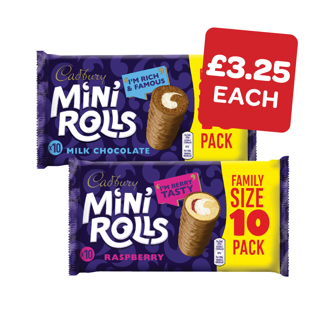 Cadbury Mini Rolls Chocolate / Raspberry
