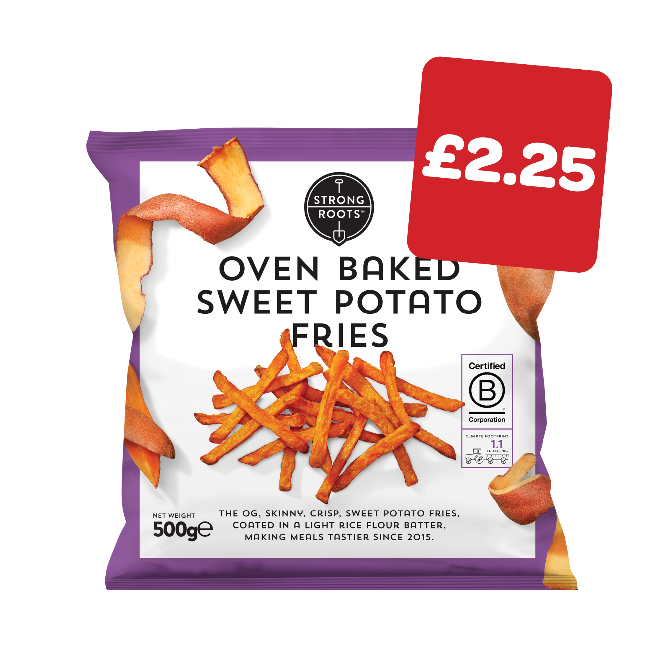 Strong Roots Oven Baked Sweet Potato Fries