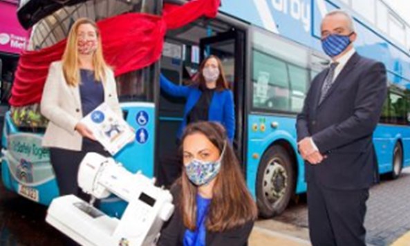 Minister gets on board with the NI Big Community Sew
