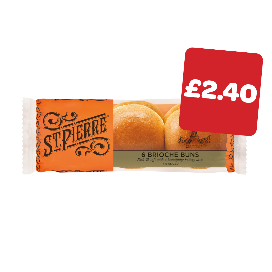 St Pierre Brioche Burger Bun