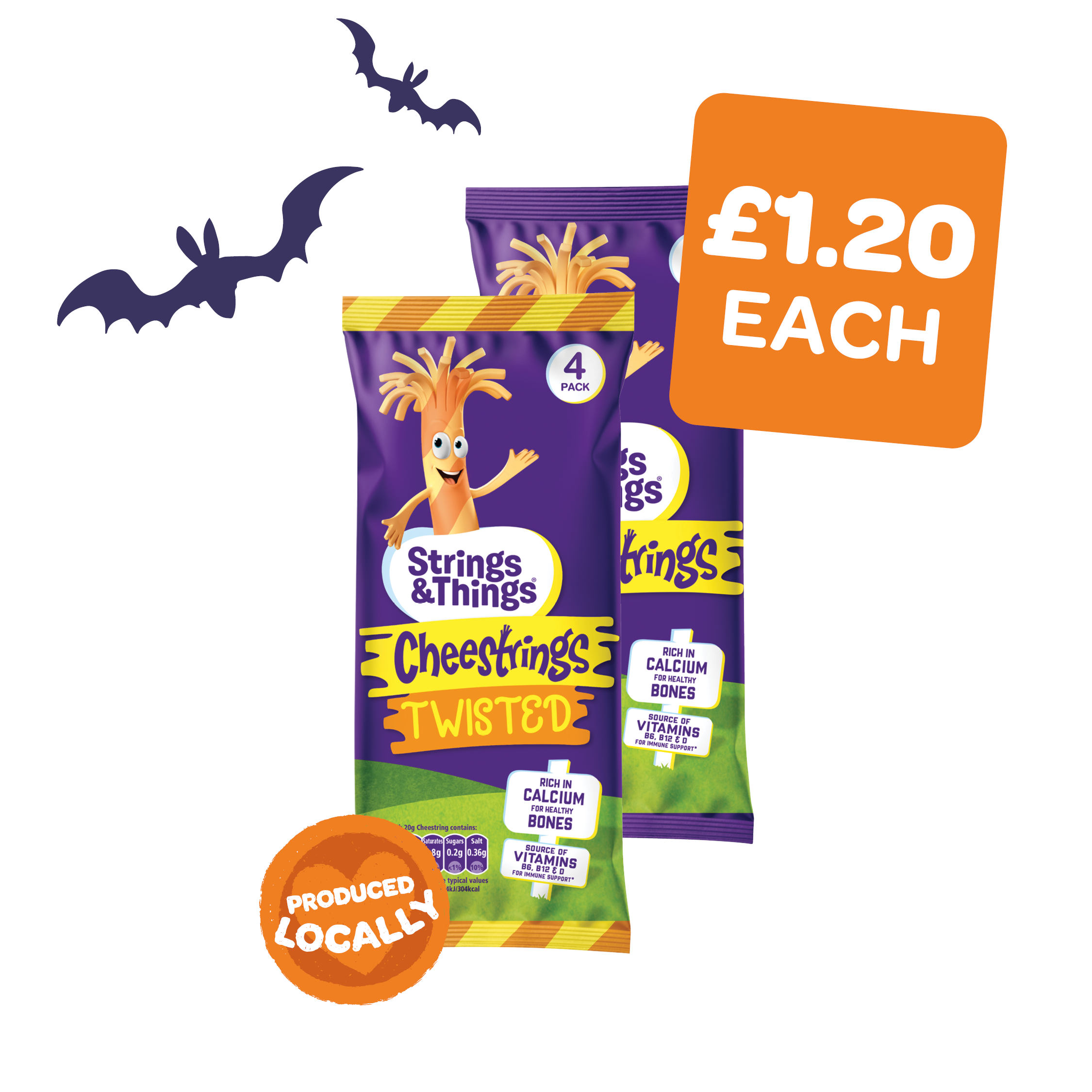 Strings & Things Cheestrings  Cheddar / Twisted 20g