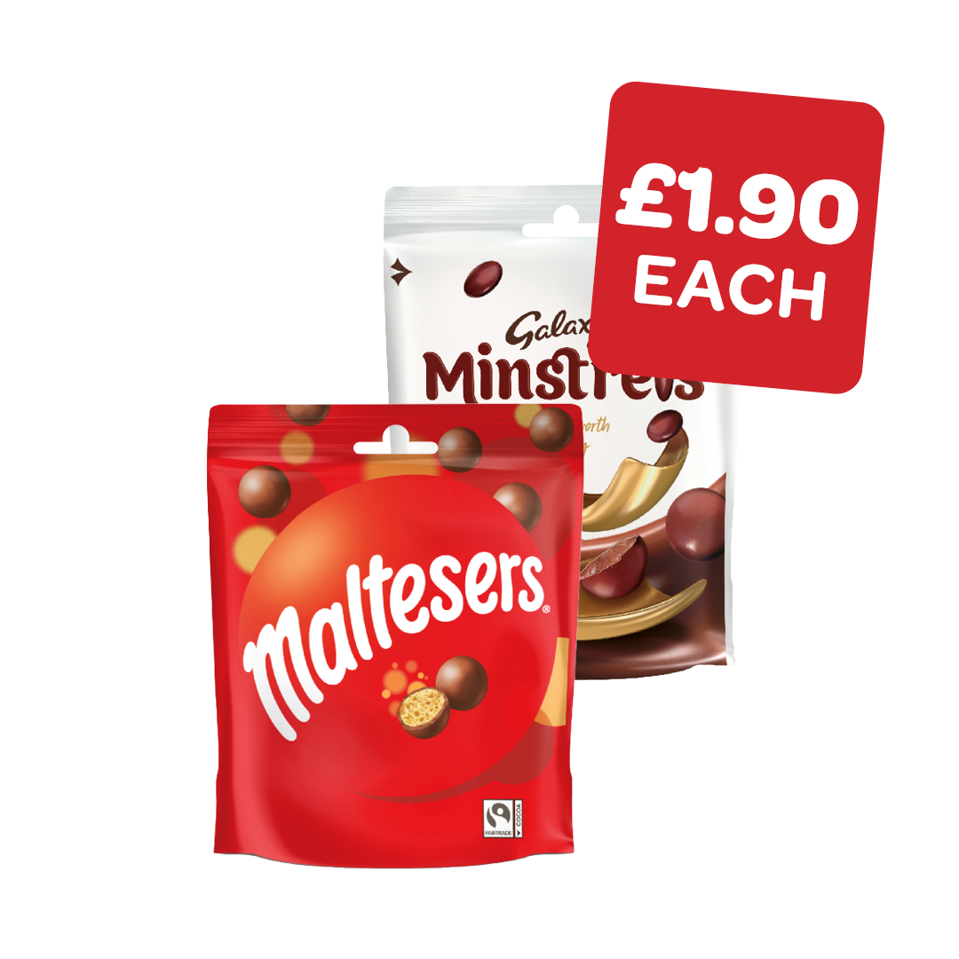 Galaxy Minstrels / Revels / Maltesers / M&M's / Magic Stars Pouch