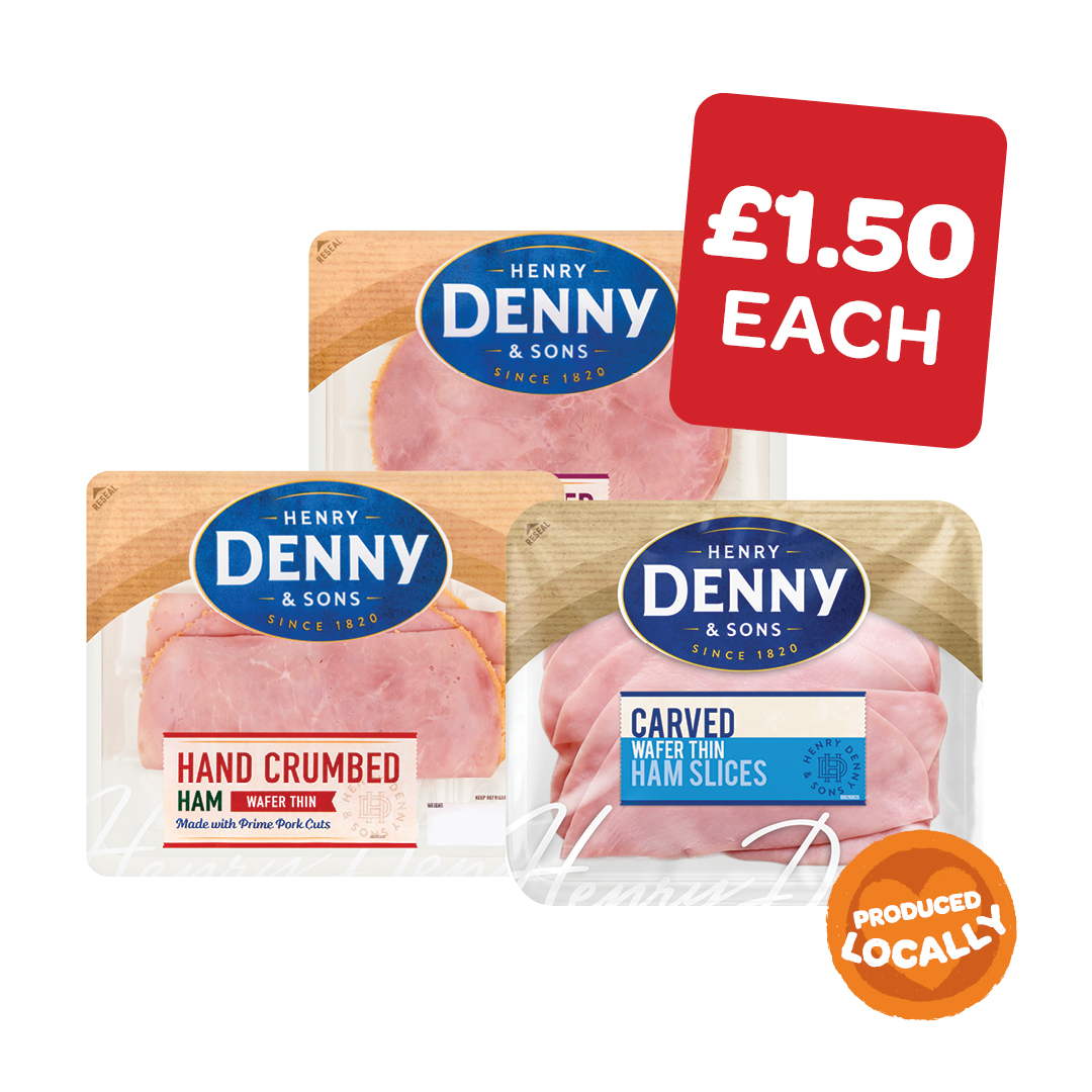 Denny Deli Style Crumbed / Carved / Waferthin Ham