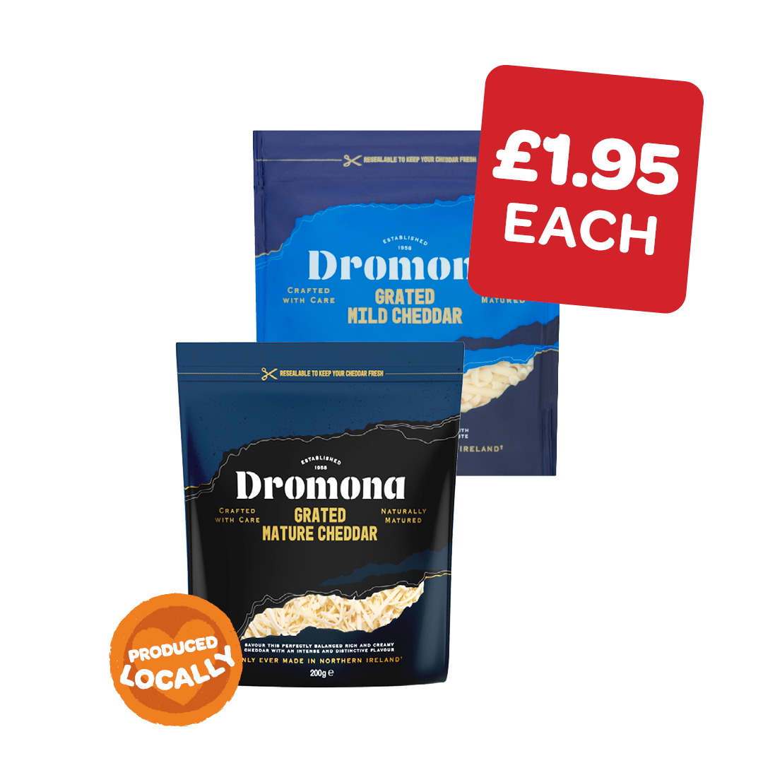 Dromona Mild / Mature Grated Cheese