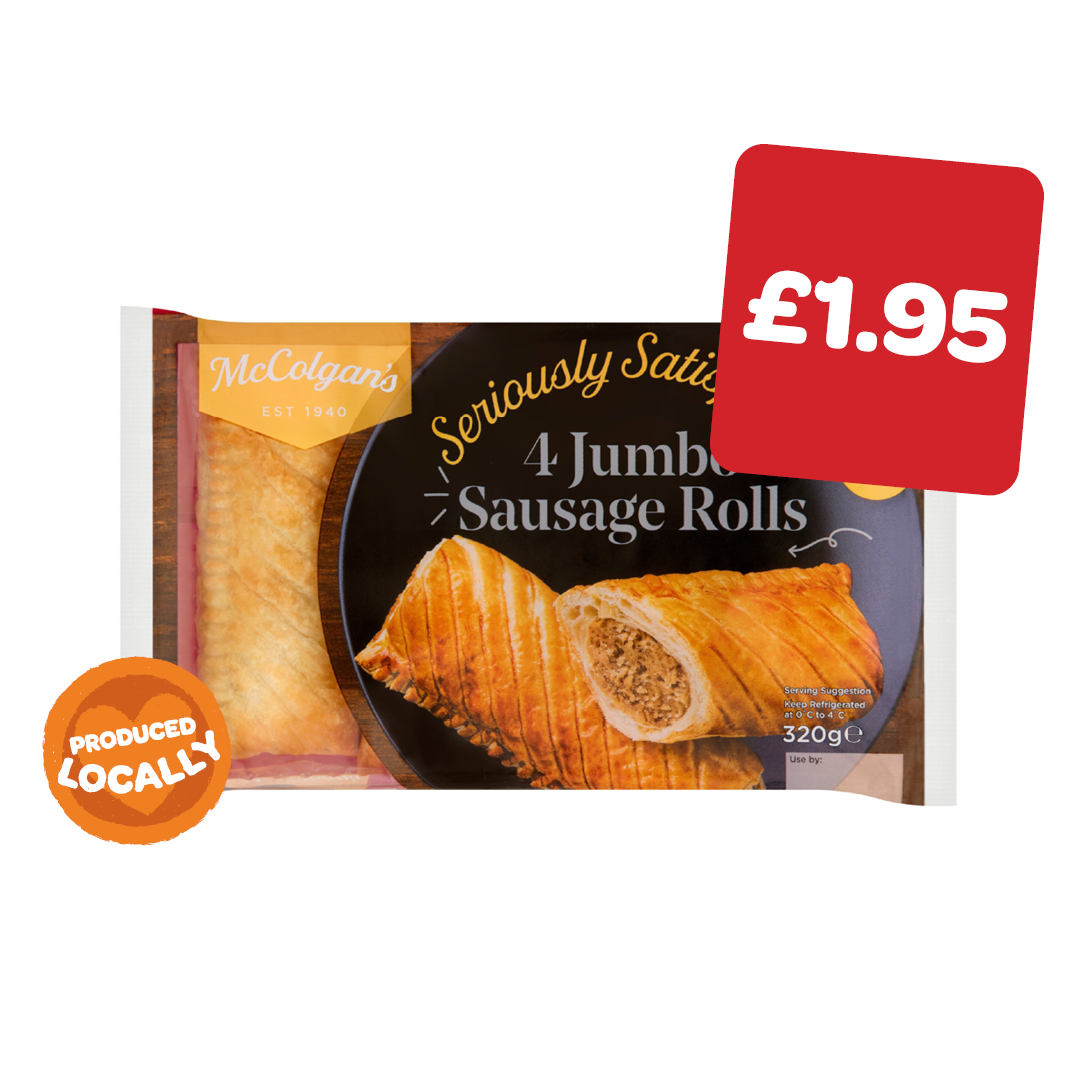 McColgans Jumbo Sausage Rolls
