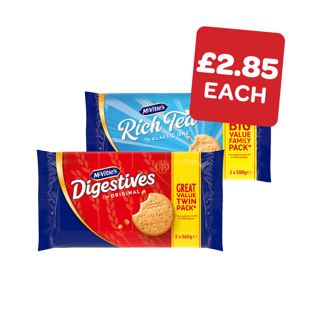 McVitie's Rich Tea / Digestives Twin Pack