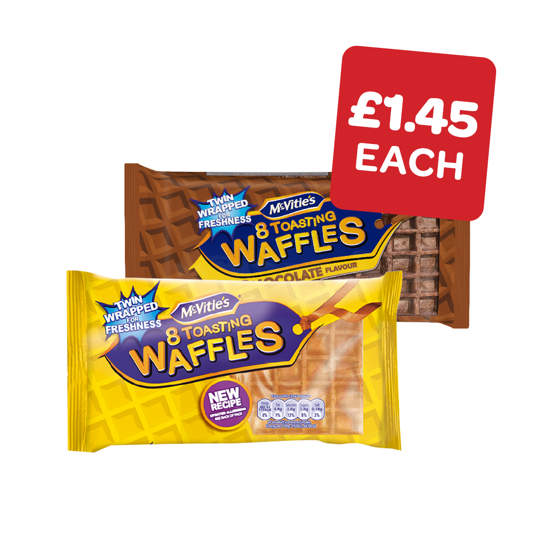 McVities Toasting Waffles