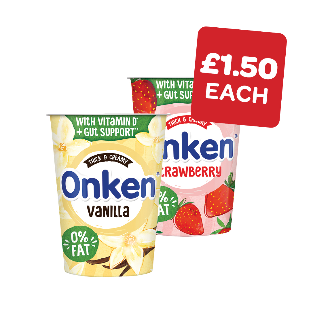 Onken Big Pot Yoghurts