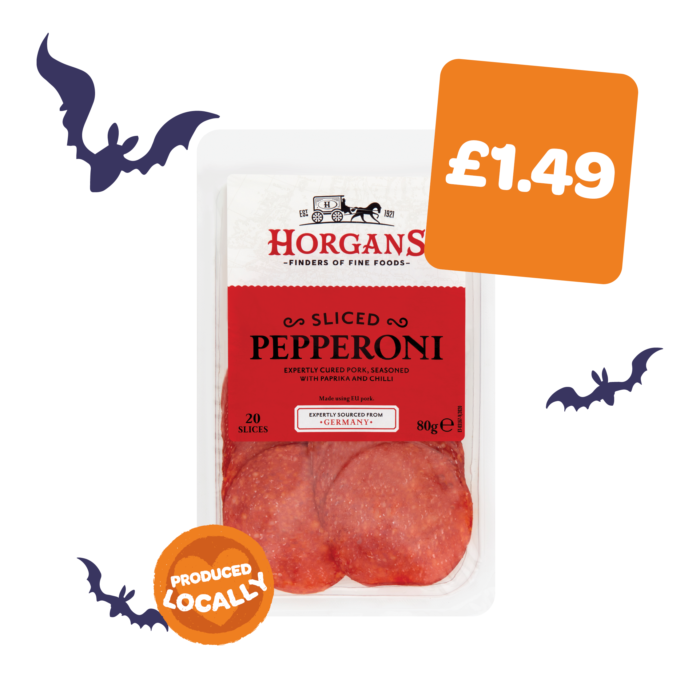 Horgans Sliced Pepperoni