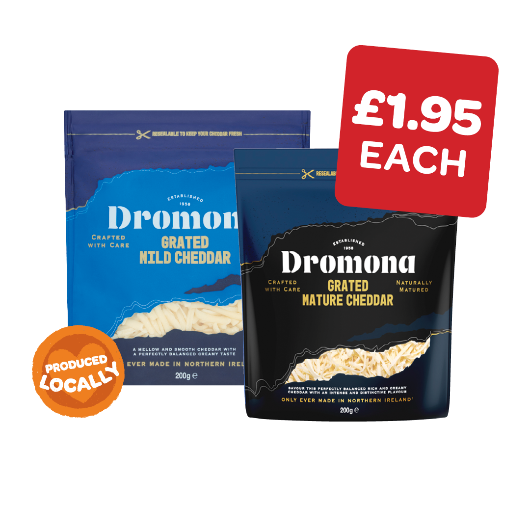 Dromona Mild / Mature Grated Cheese
