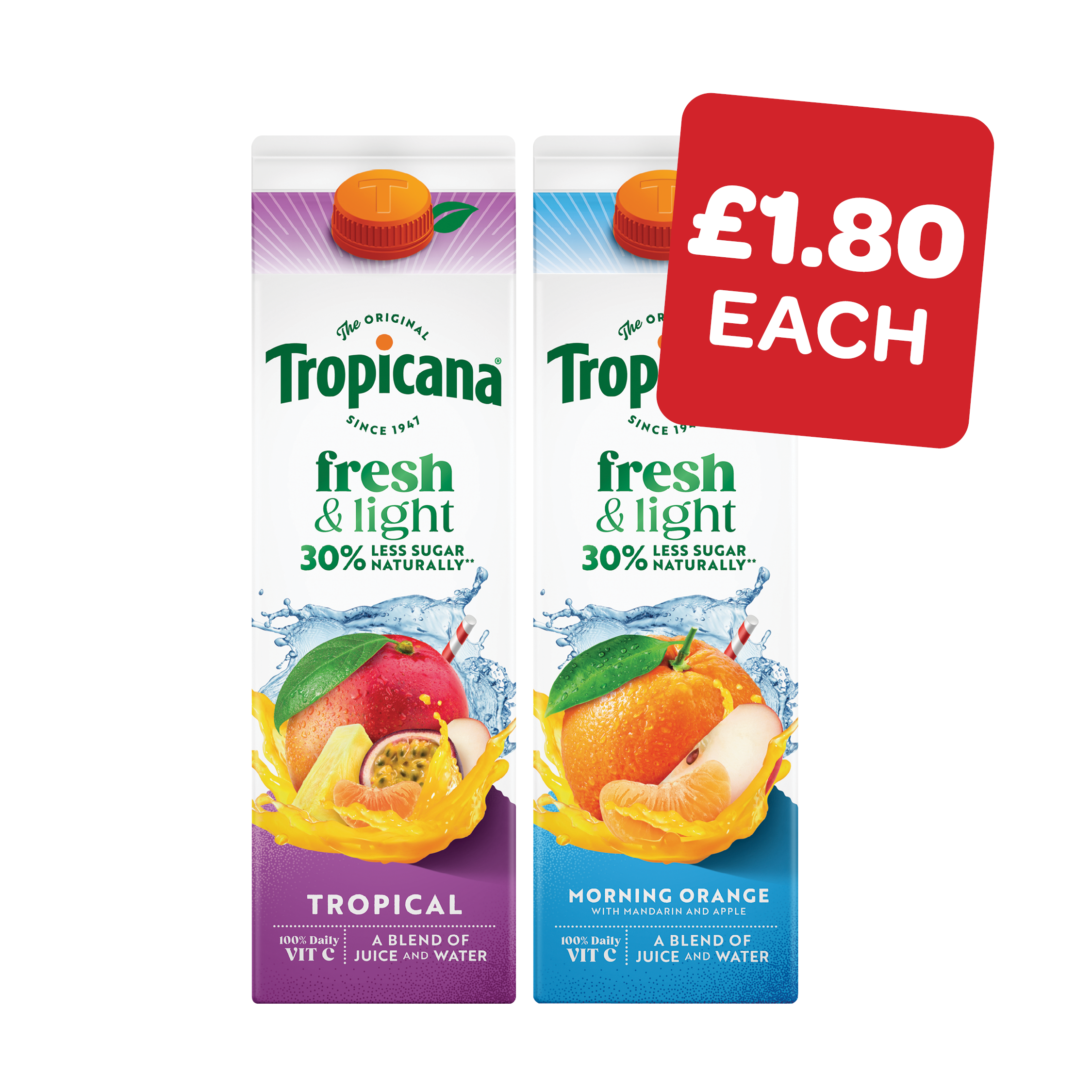 Tropicana Fresh & Light Fruit Juice