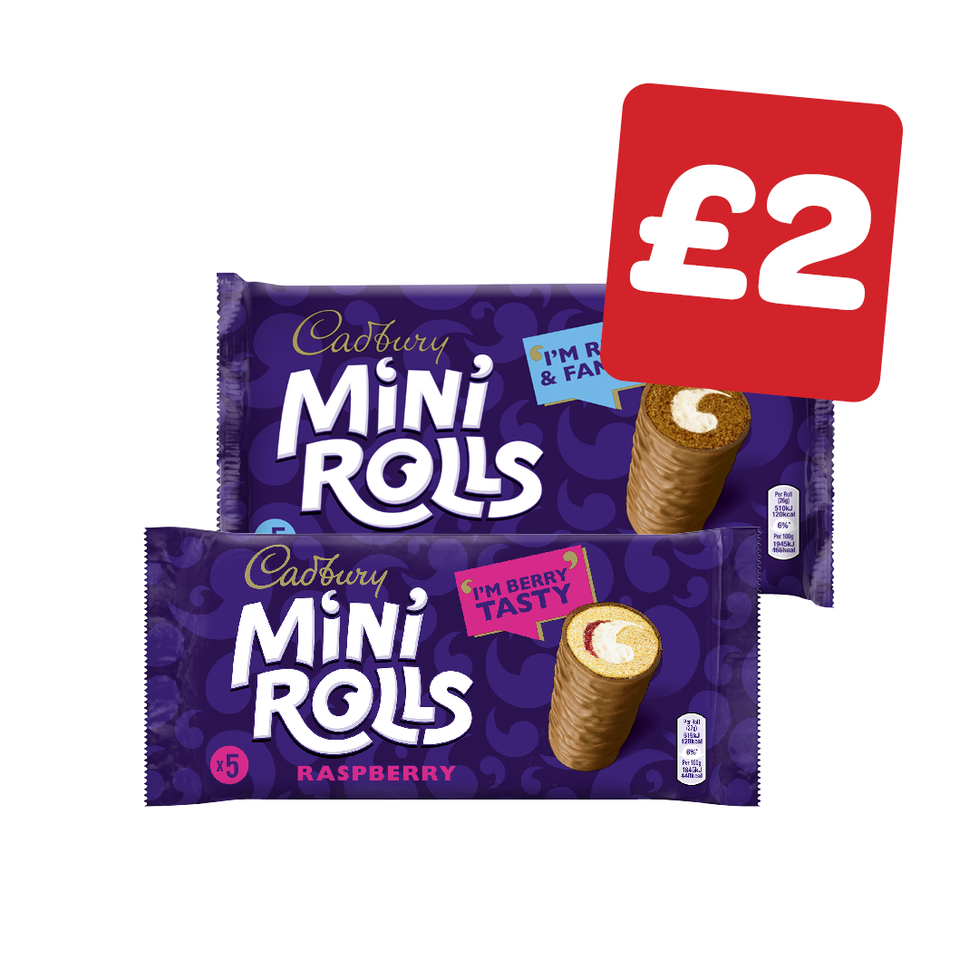 Cadbury Mini Rolls Chocolate / Raspberry