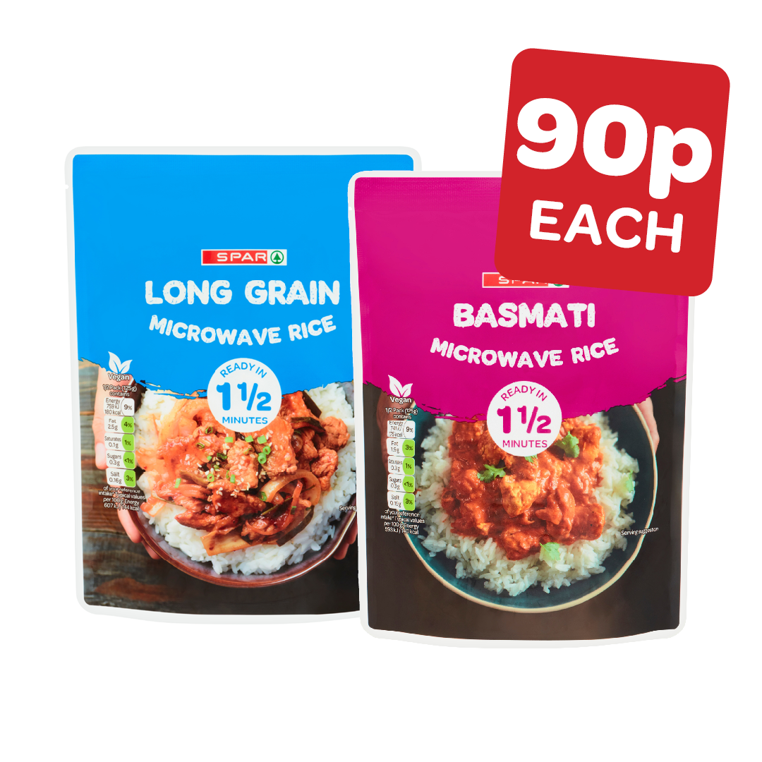 SPAR Microwave Long Grain / Basmati Rice