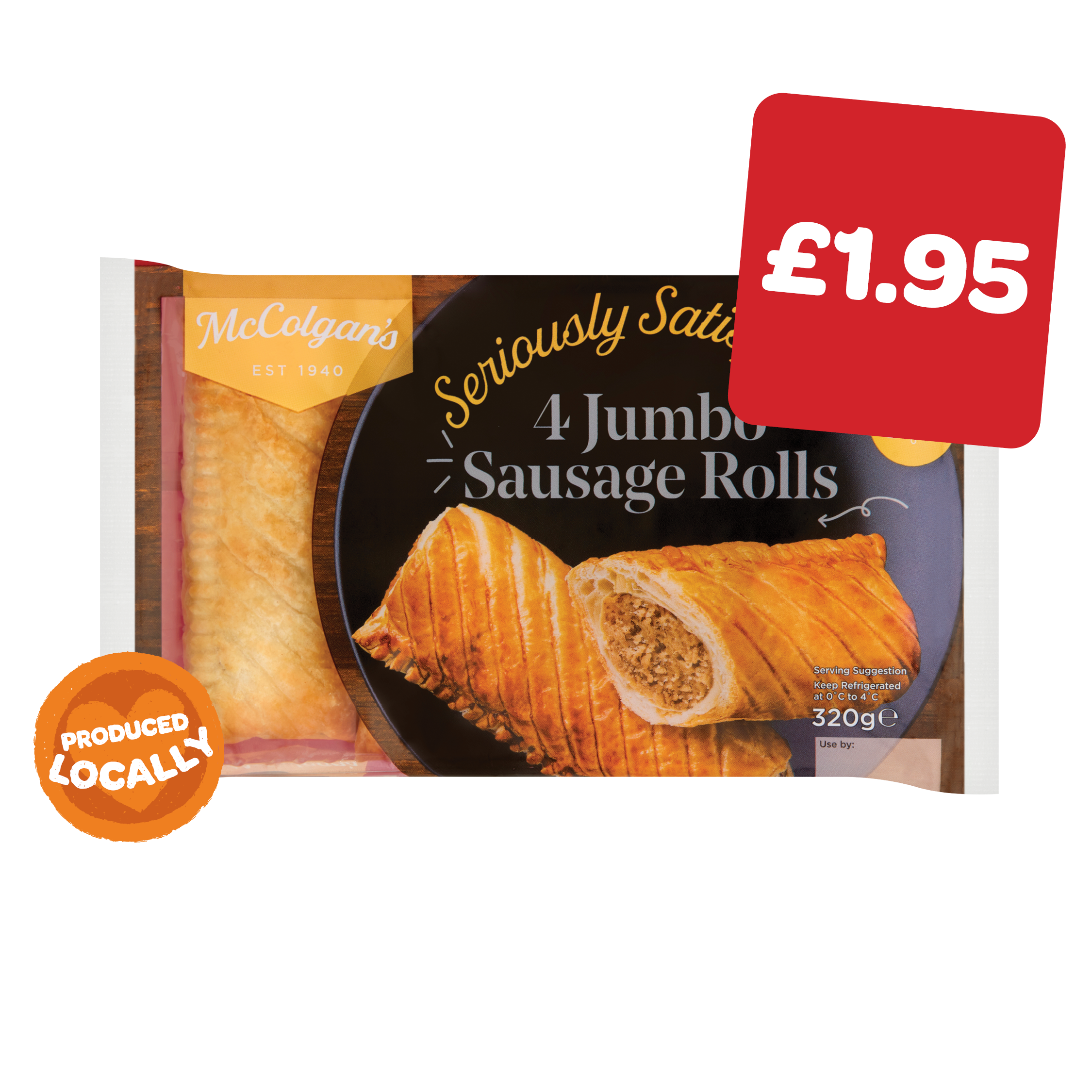 McColgans Jumbo Sausage Rolls