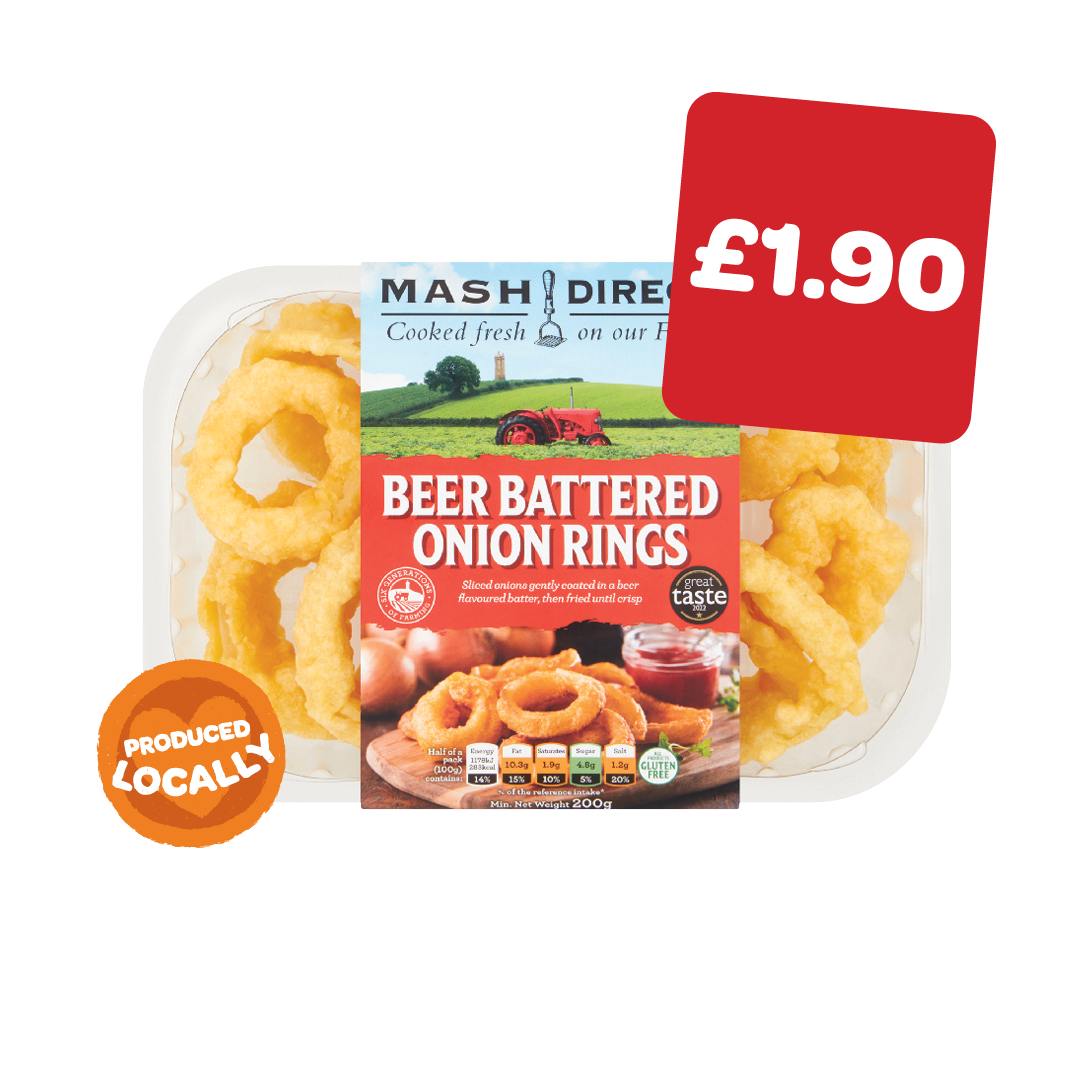 Mash Direct Beer Battered Onion  Rings