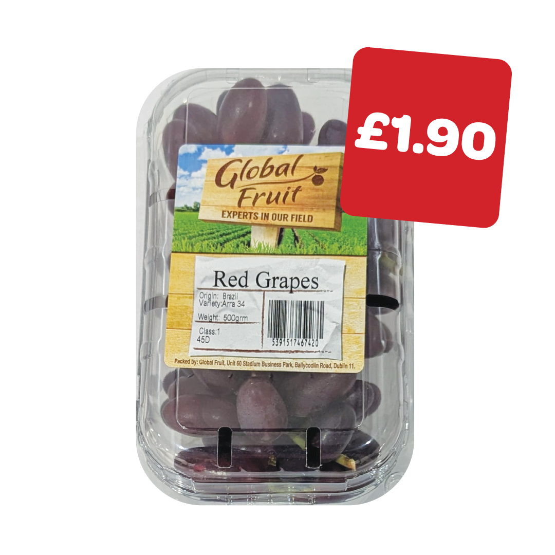 Global Fruit Red Seedless Grapes