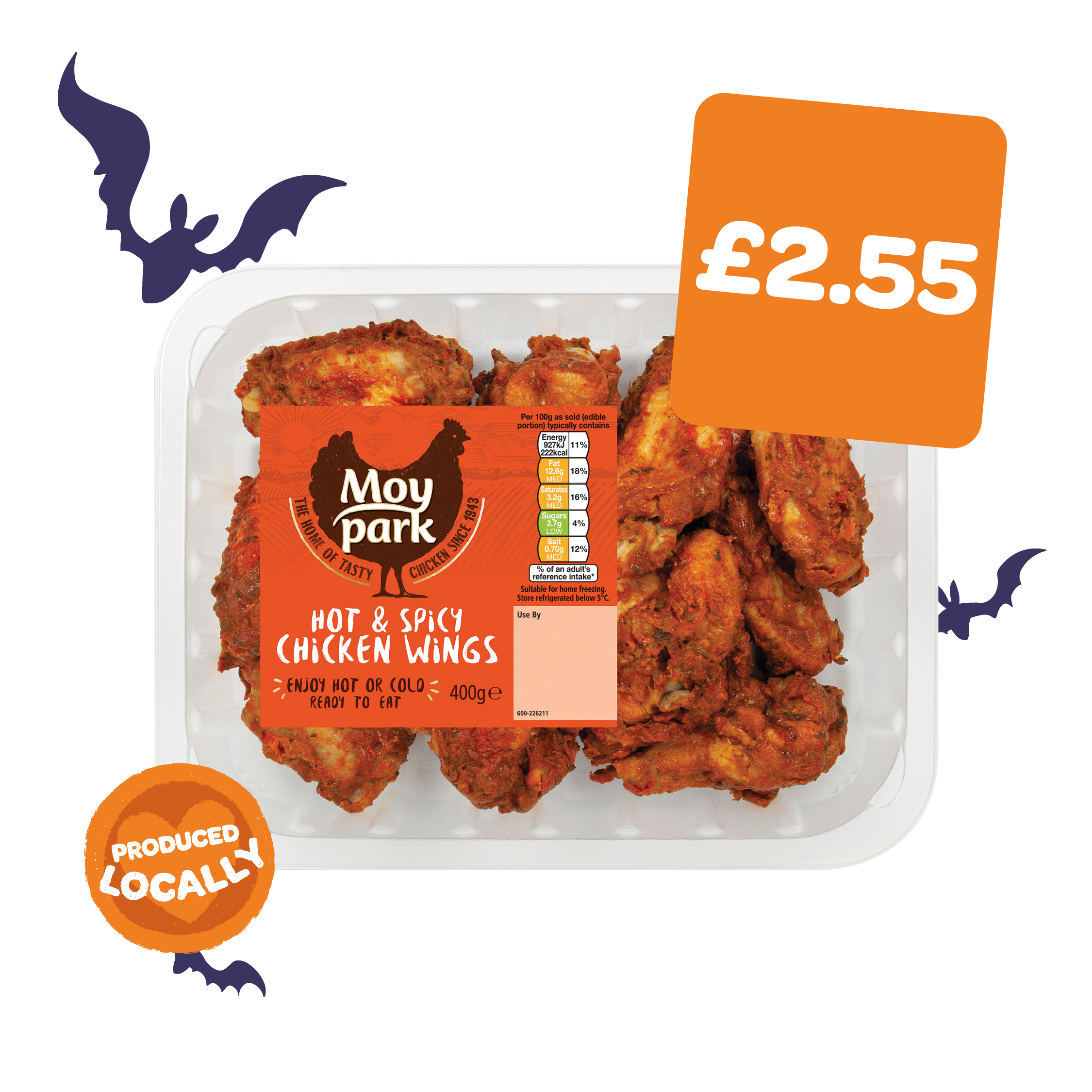 Moy Park Hot & Spicy Wings