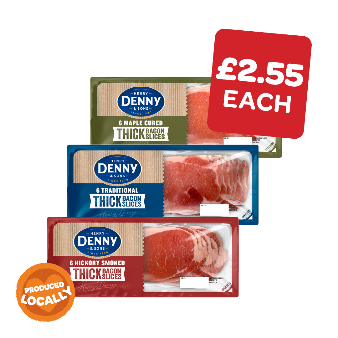 Denny Trad / Maple / Hickory Thick Cut Bacon