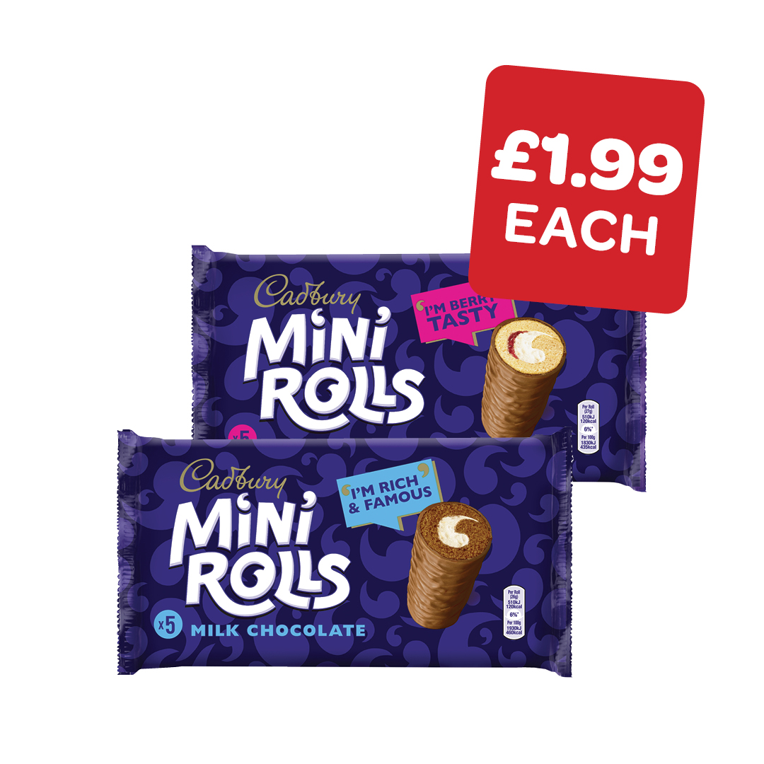 Cadbury Mini Rolls Chocolate / Raspberry