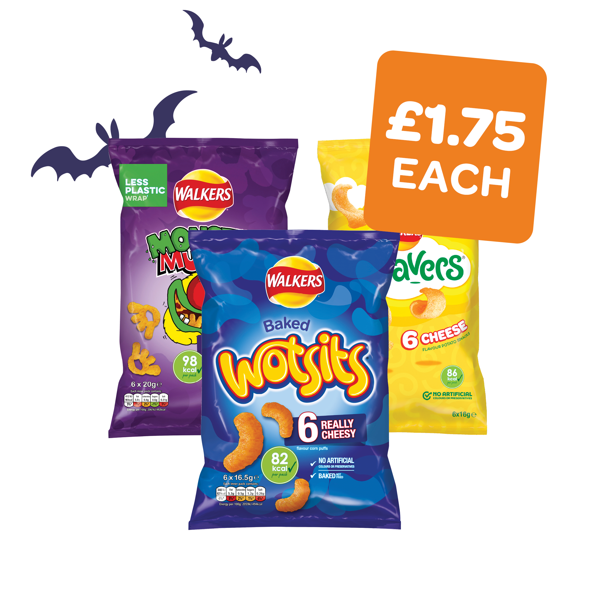 Monster Munch / Quavers /  Wotsits / French Fries