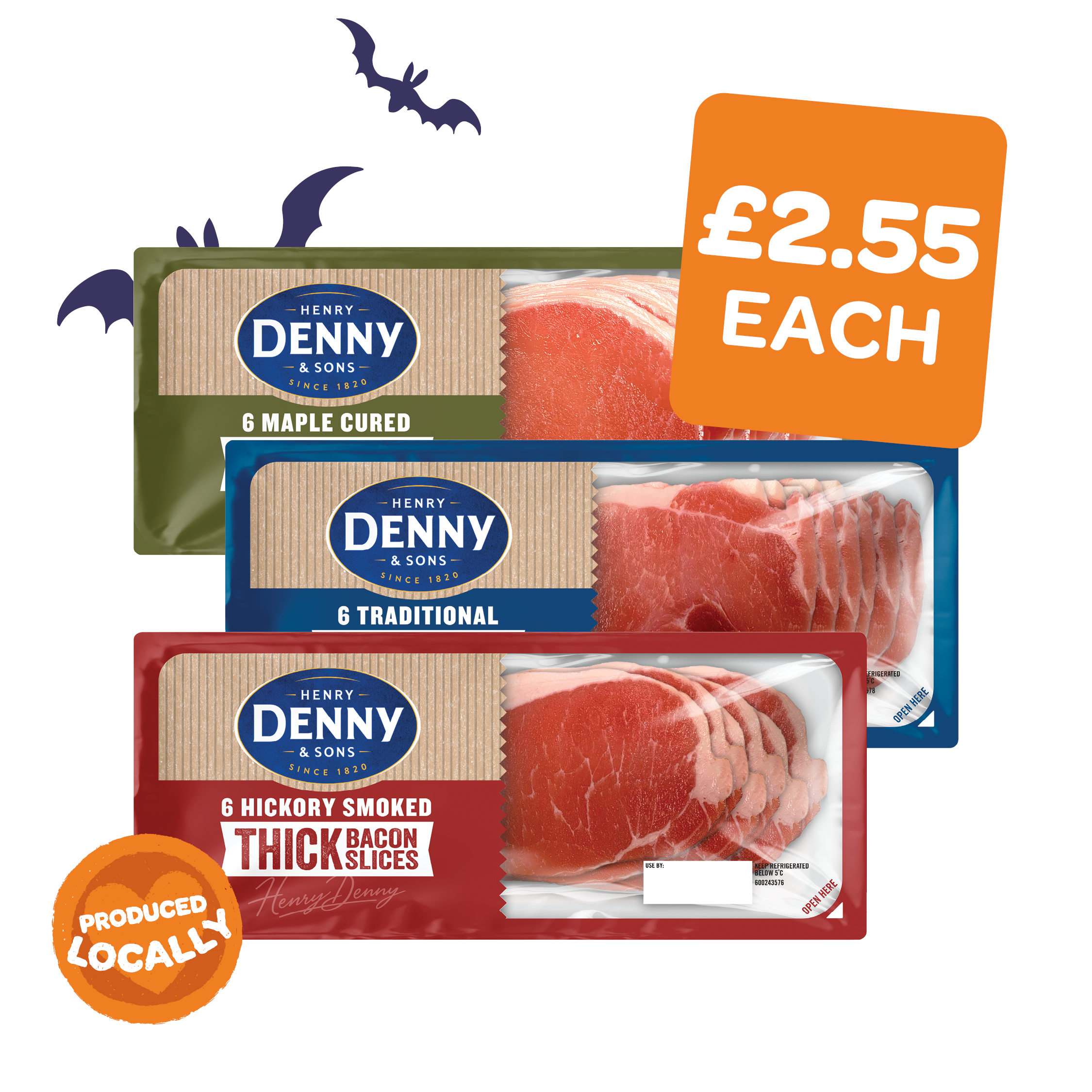 Denny Trad / Maple /  Hickory Thick Cut Bacon