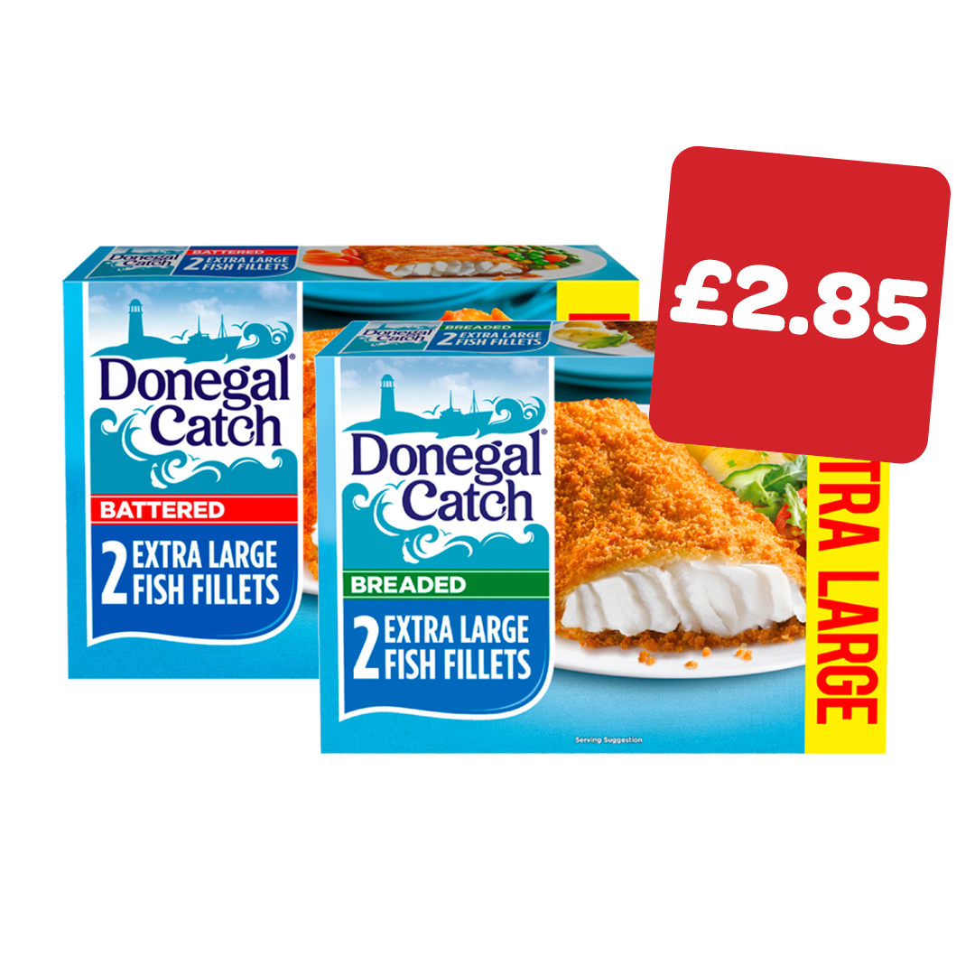 Donegal Catch XL Breaded / Battered Fish Fillets