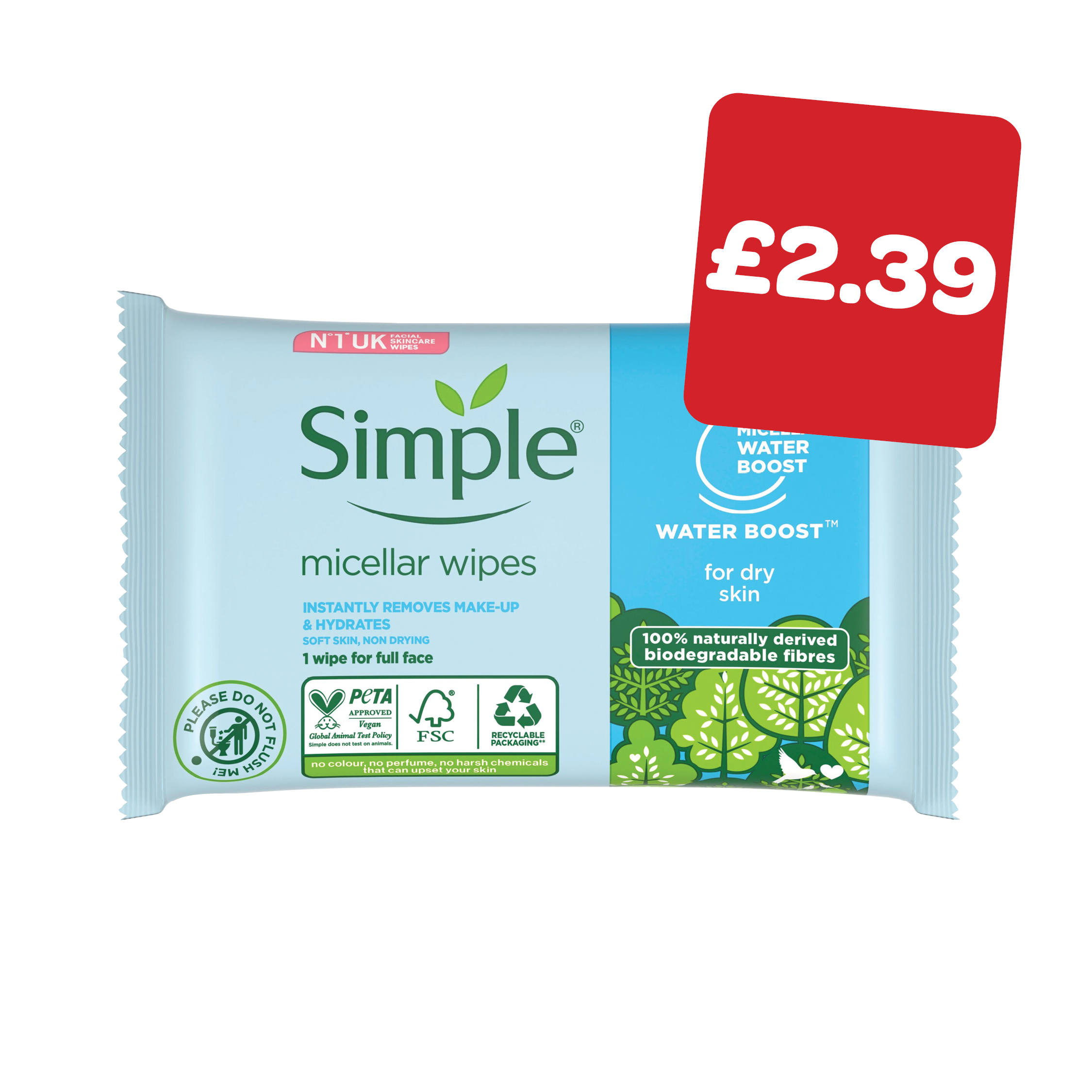 Simple Micellar Wipes