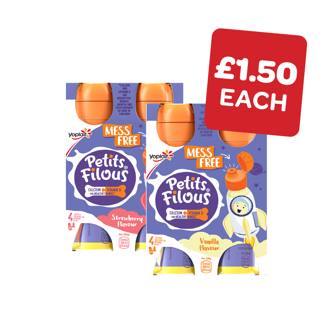 Yoplait Petits Filous Go Caps 100g