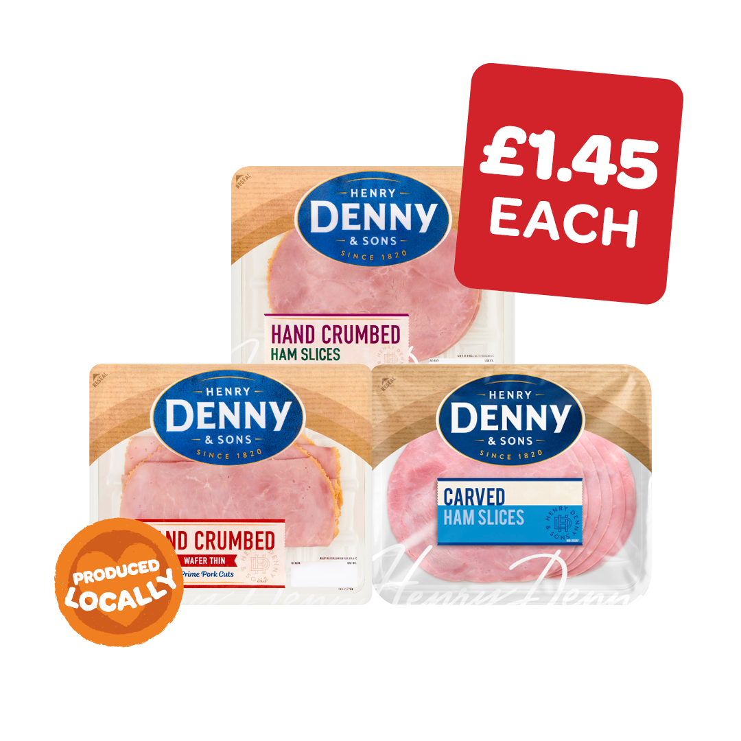 Denny Deli Style Crumbed / Carved / Wafer Thin Ham