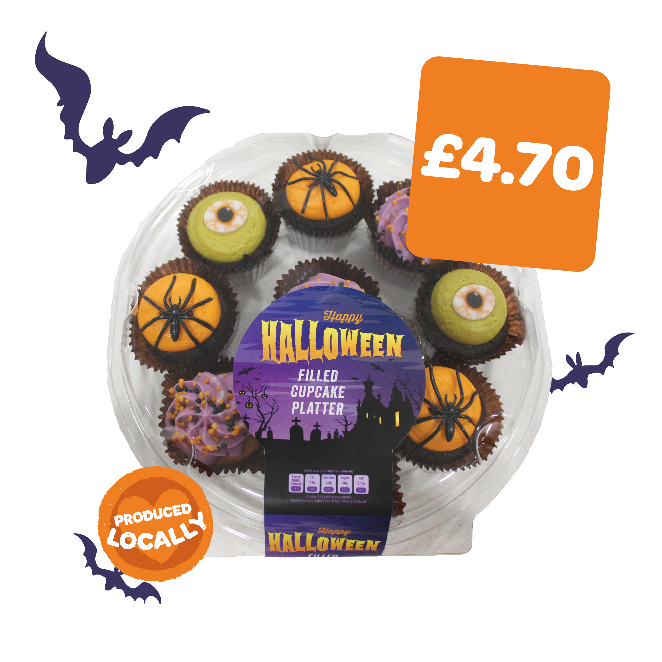 Scotts Halloween Cupcake Platter