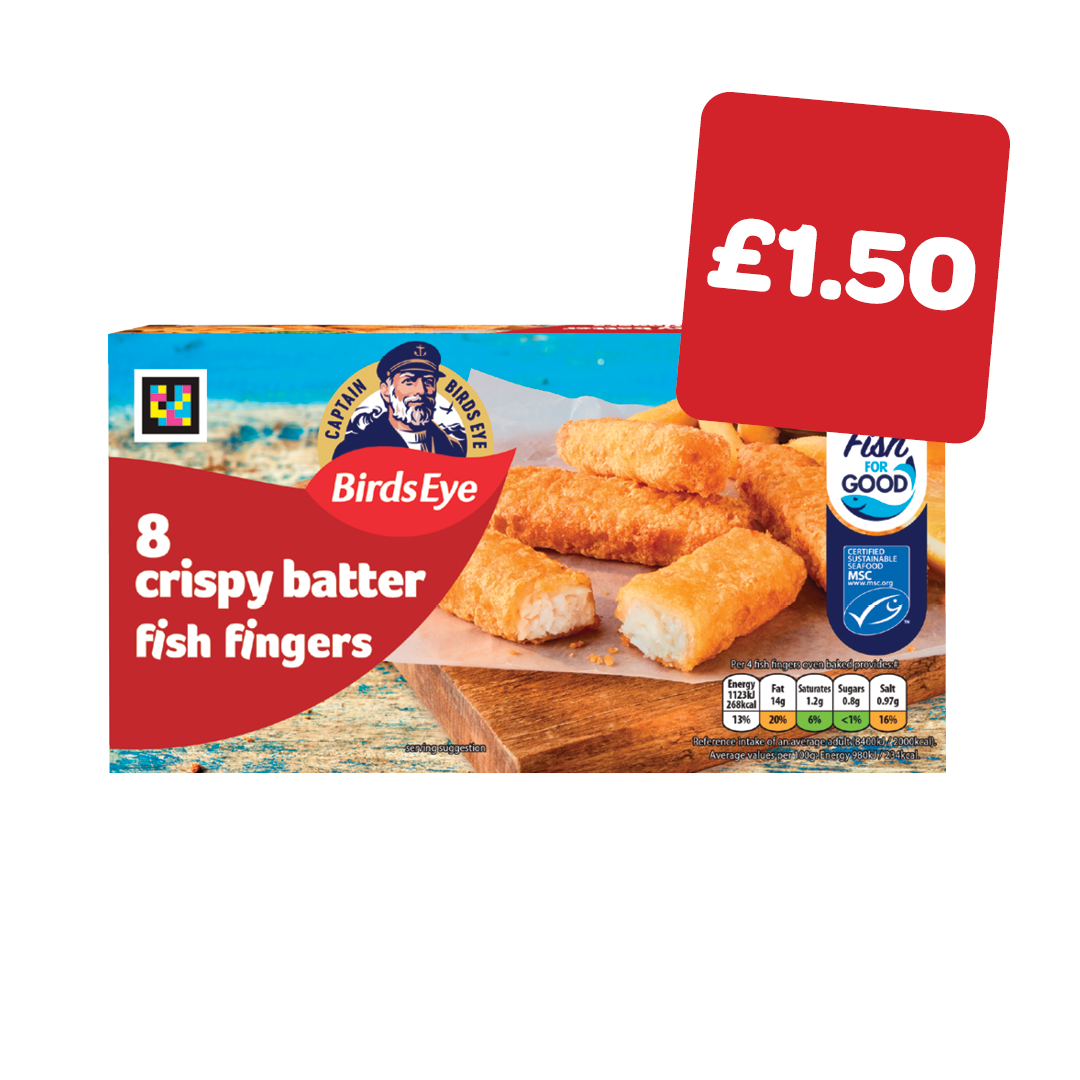 Birds Eye Oven Crispy Fish Fingers