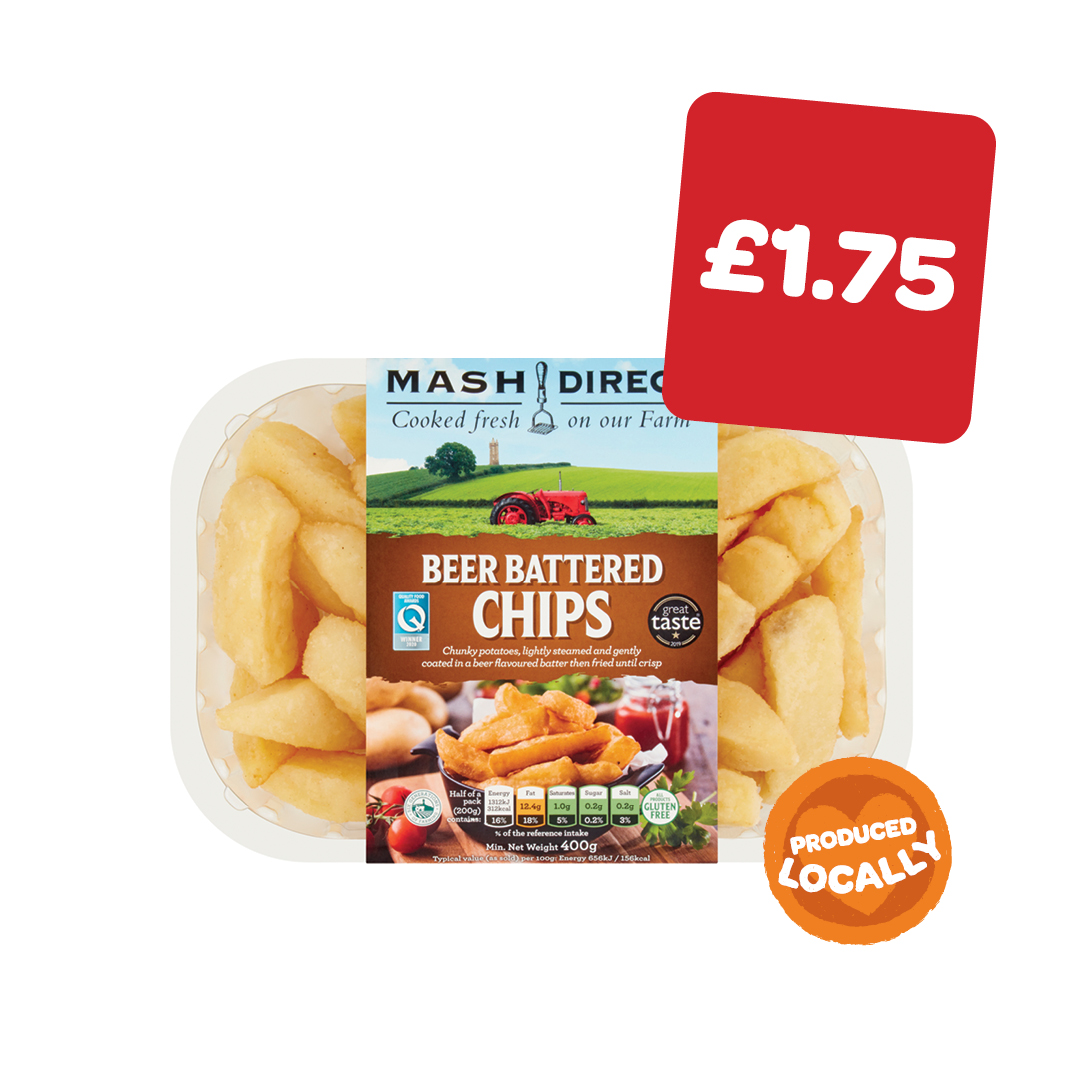 Mash Direct Beer Battered Chips