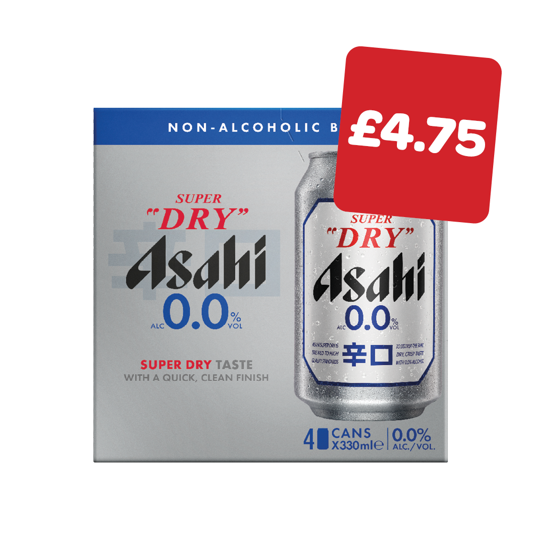 Asahi 0.0% Cans