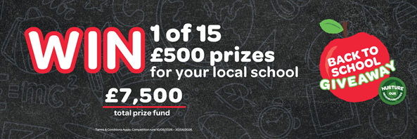 WIN a £500 prize for your local school