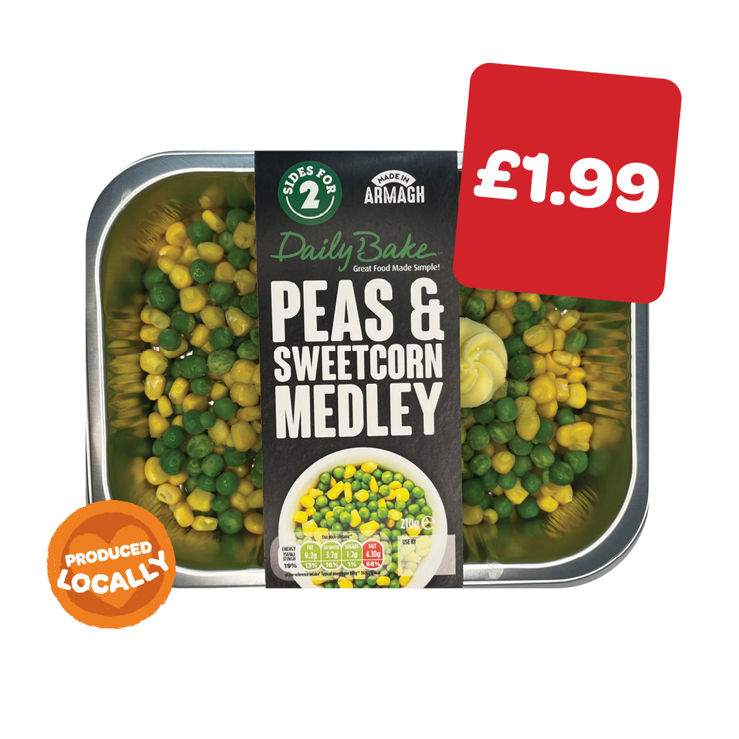 DailyBake Peas & Sweetcorn Medley