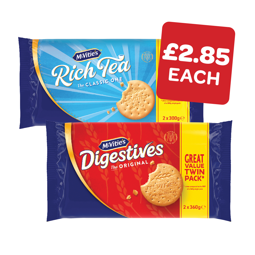 McVities Rich Tea / Digestives Twin  Pack