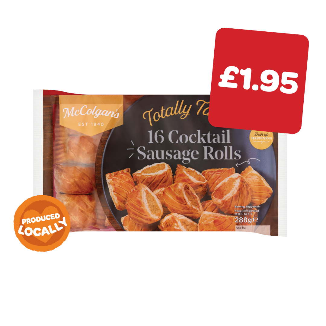 McColgans Cocktail Sausage Rolls