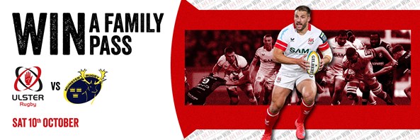 WIN Ulster Rugby Tickets!