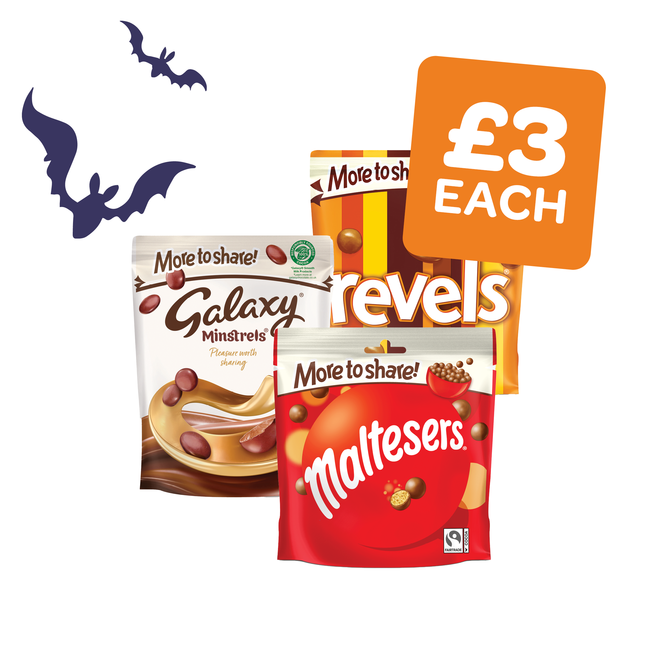 Galaxy Minstrels / Revels /  Maltesers / M&M's Pouch