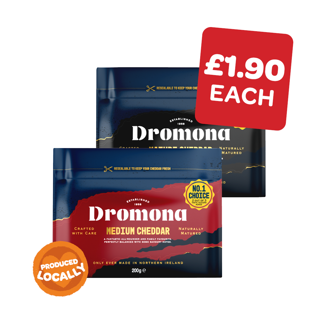Dromona Mild / Medium / Mature Cheddar Block